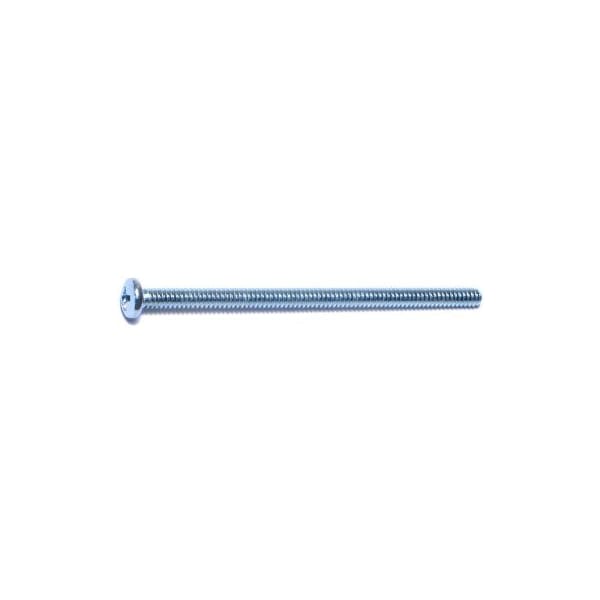 Midwest Fastener #6-32 x 2-1/2 in Phillips Pan Machine Screw, Zinc Plated Steel, 100 PK 07323 - main